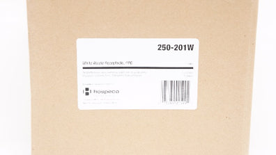 Hospesco 250-201W White Waste Receptacle, PPC